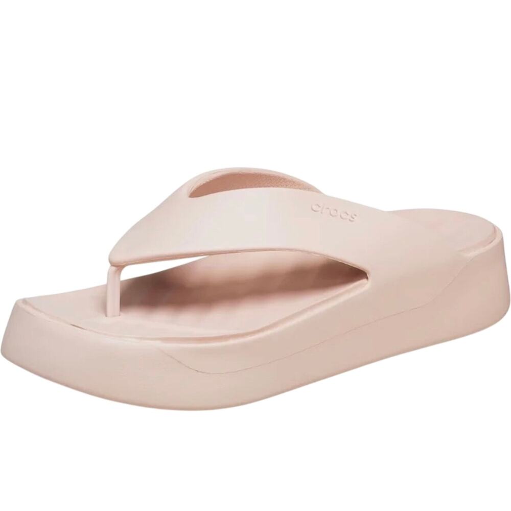 Crocs Getaway Platform Strappy Sandals women’s 11 Thong quartz Comfort Soft NEW